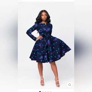 NWT Ray Dartan Banife African Print Jacket Dress